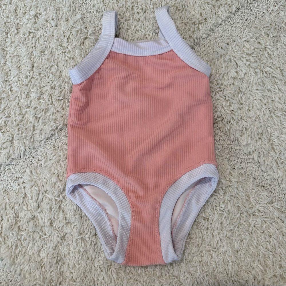 Koleha Kids Club Peach One Piece Swim Suit
